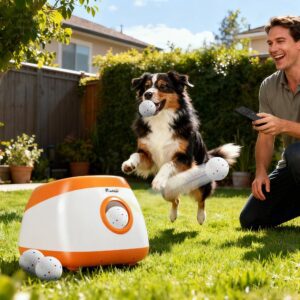 Automatic Dog Ball Launcher for large dogs