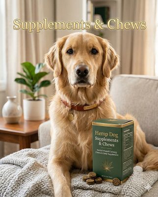 Calming dog supplements and chews