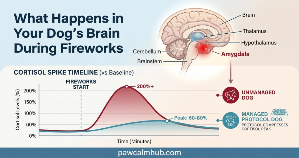 the fourth of july dog anxiety infographics